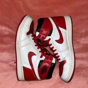 Nike Red and White High-Tops